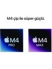 Apple MacBook Pro M4 Pro 24GB 512GB SSD macOS 16" Taşınabilir Bilgisayar Uzay Siyahı MX2X3TU/A